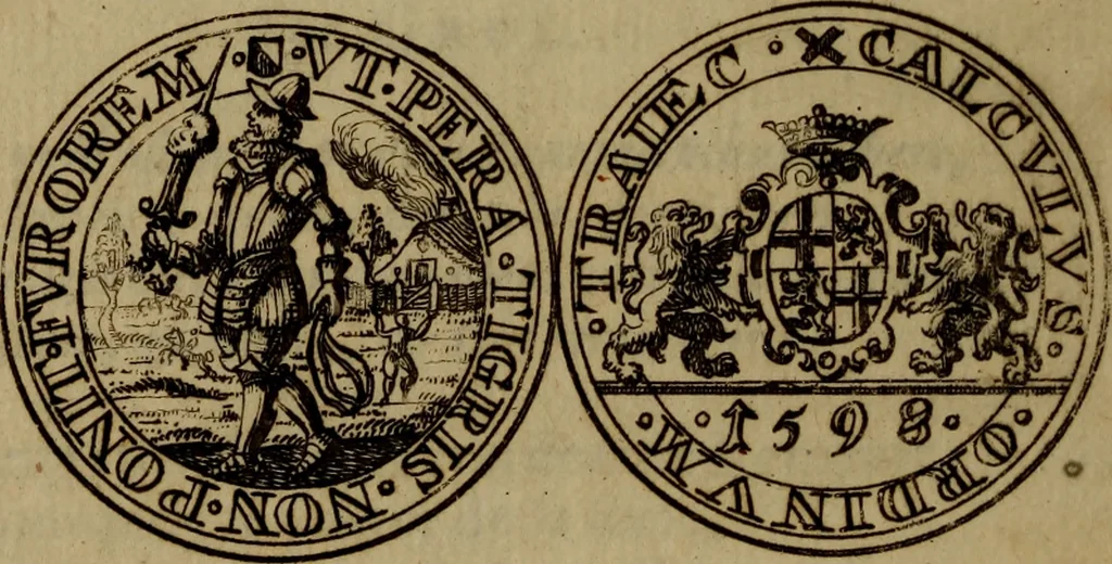An illustration from Histoire metallique de la republique de Hollande., 1688, leaf 217