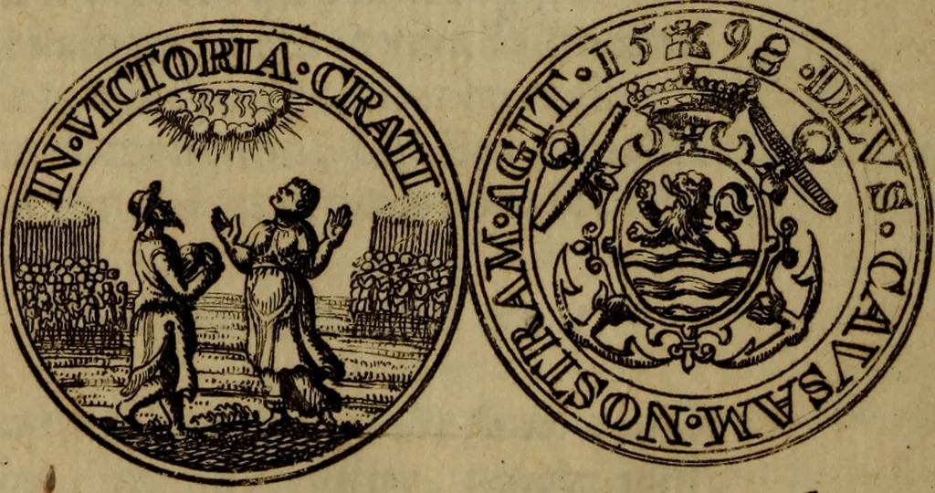 An illustration from Histoire metallique de la republique de Hollande., 1688, leaf 217