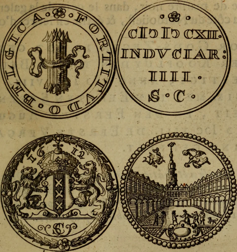 An illustration from Histoire metallique de la republique de Hollande., 1688, leaf 260