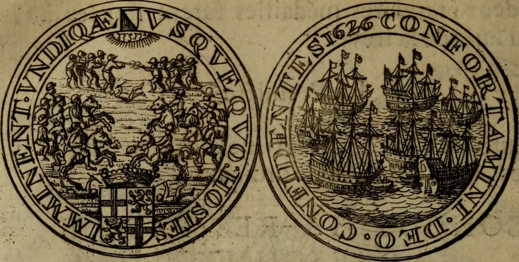 An illustration from Histoire metallique de la republique de Hollande., 1688, leaf 275