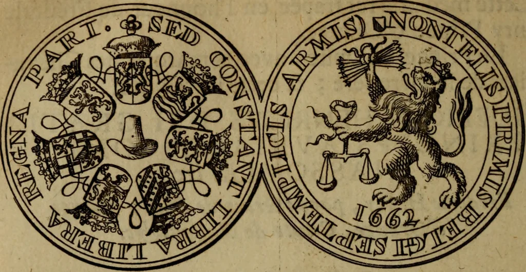 An illustration from Histoire metallique de la republique de Hollande., 1688, leaf 283