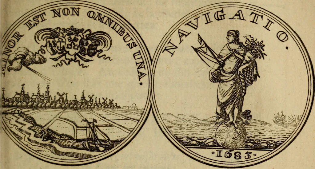 An illustration from Histoire metallique de la republique de Hollande., 1688, leaf 308