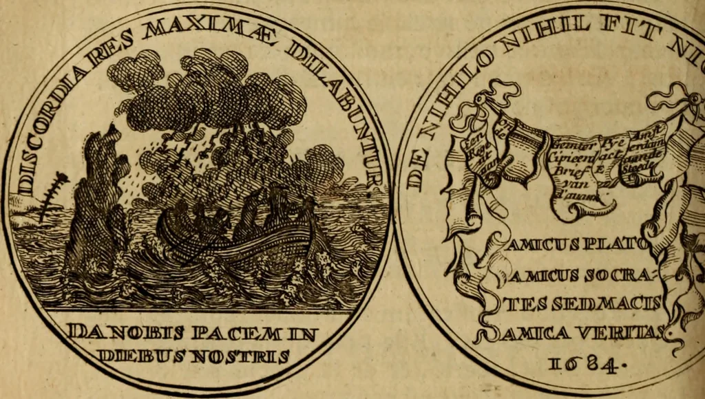 An illustration from Histoire metallique de la republique de Hollande., 1688, leaf 325