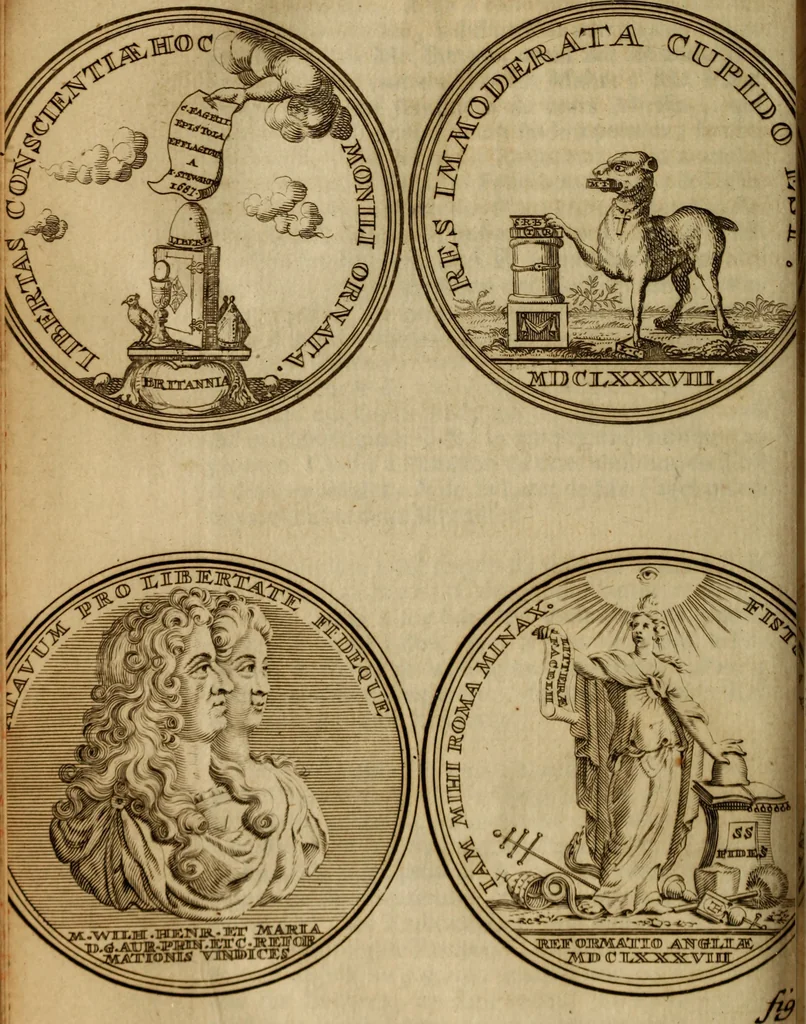 An illustration from Histoire metallique de la republique de Hollande., 1688, leaf 345