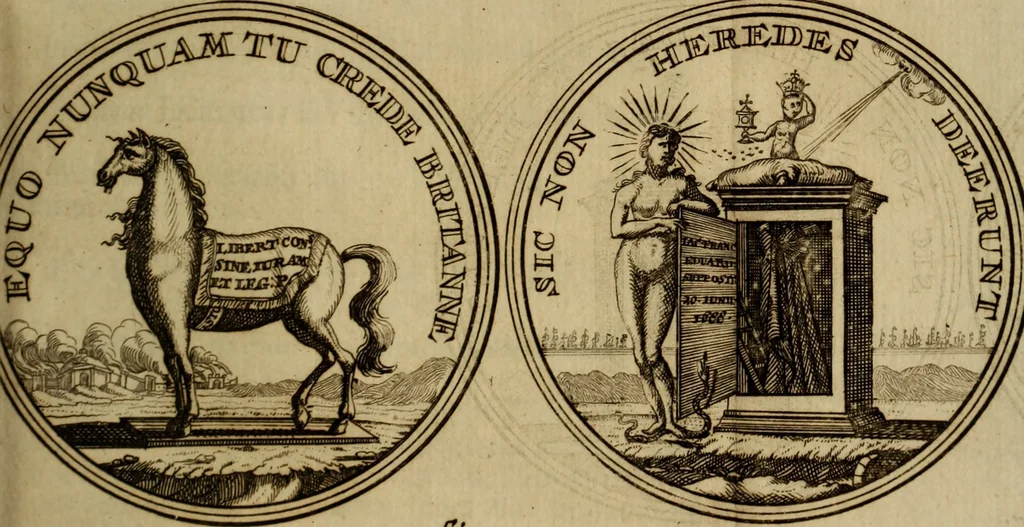 An illustration from Histoire metallique de la republique de Hollande., 1688, leaf 356