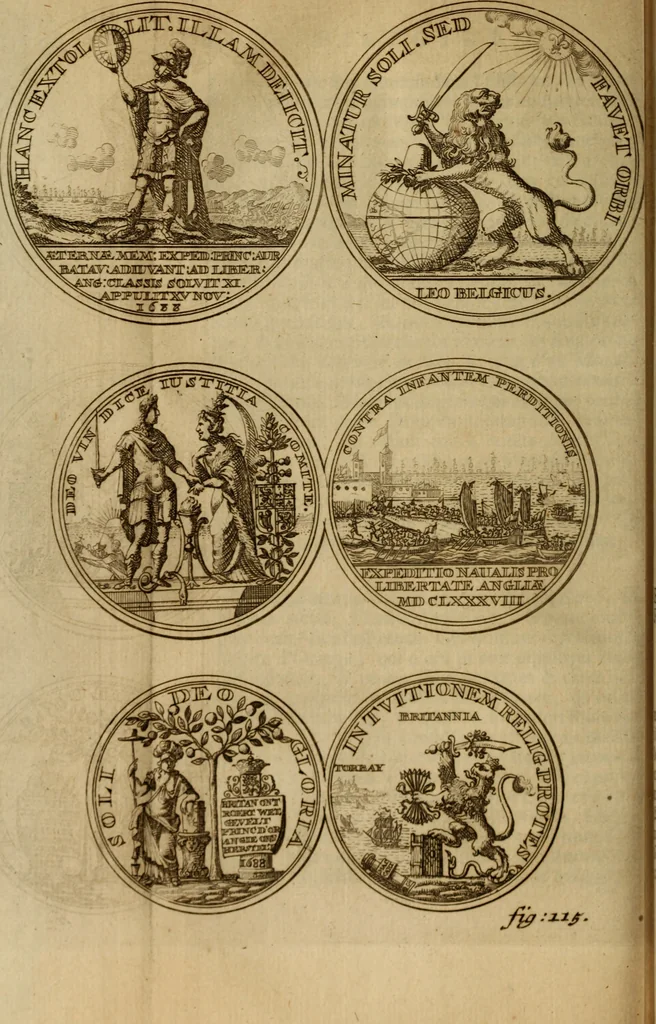 An illustration from Histoire metallique de la republique de Hollande., 1688, leaf 365