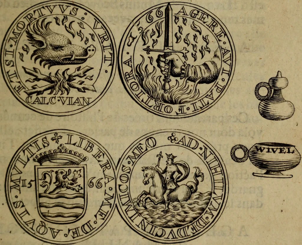 An illustration from Histoire metallique de la republique de Hollande., 1688, leaf 38