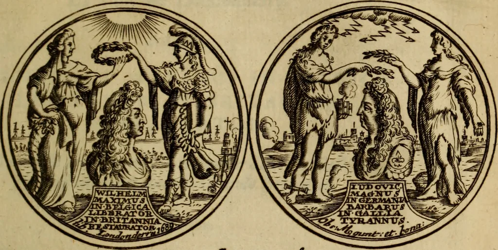 An illustration from Histoire metallique de la republique de Hollande., 1688, leaf 398
