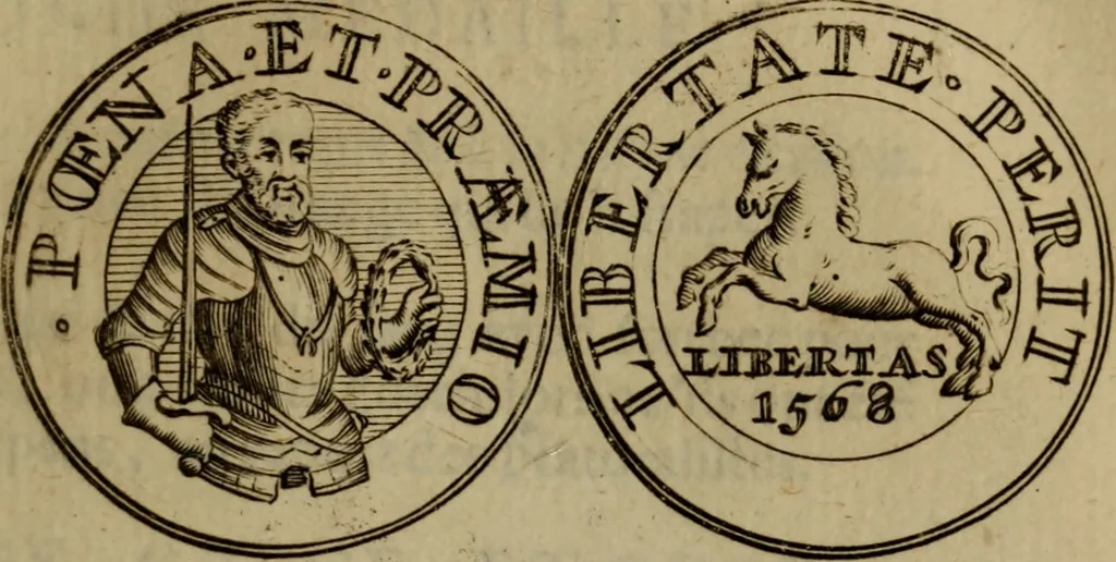 An illustration from Histoire metallique de la republique de Hollande., 1688, leaf 52
