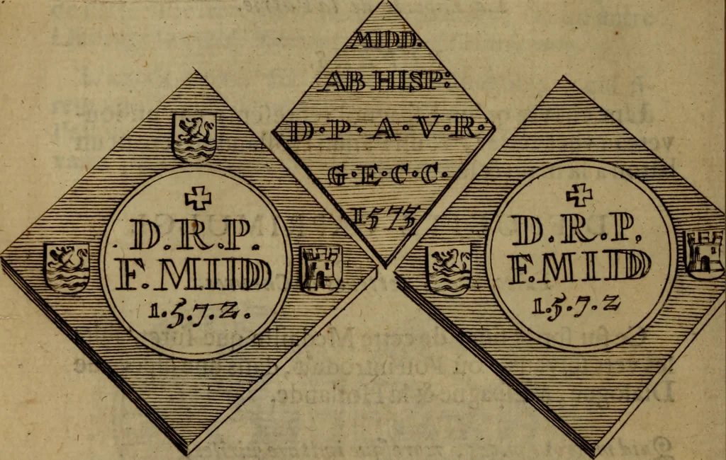 An illustration from Histoire metallique de la republique de Hollande., 1688, leaf 69