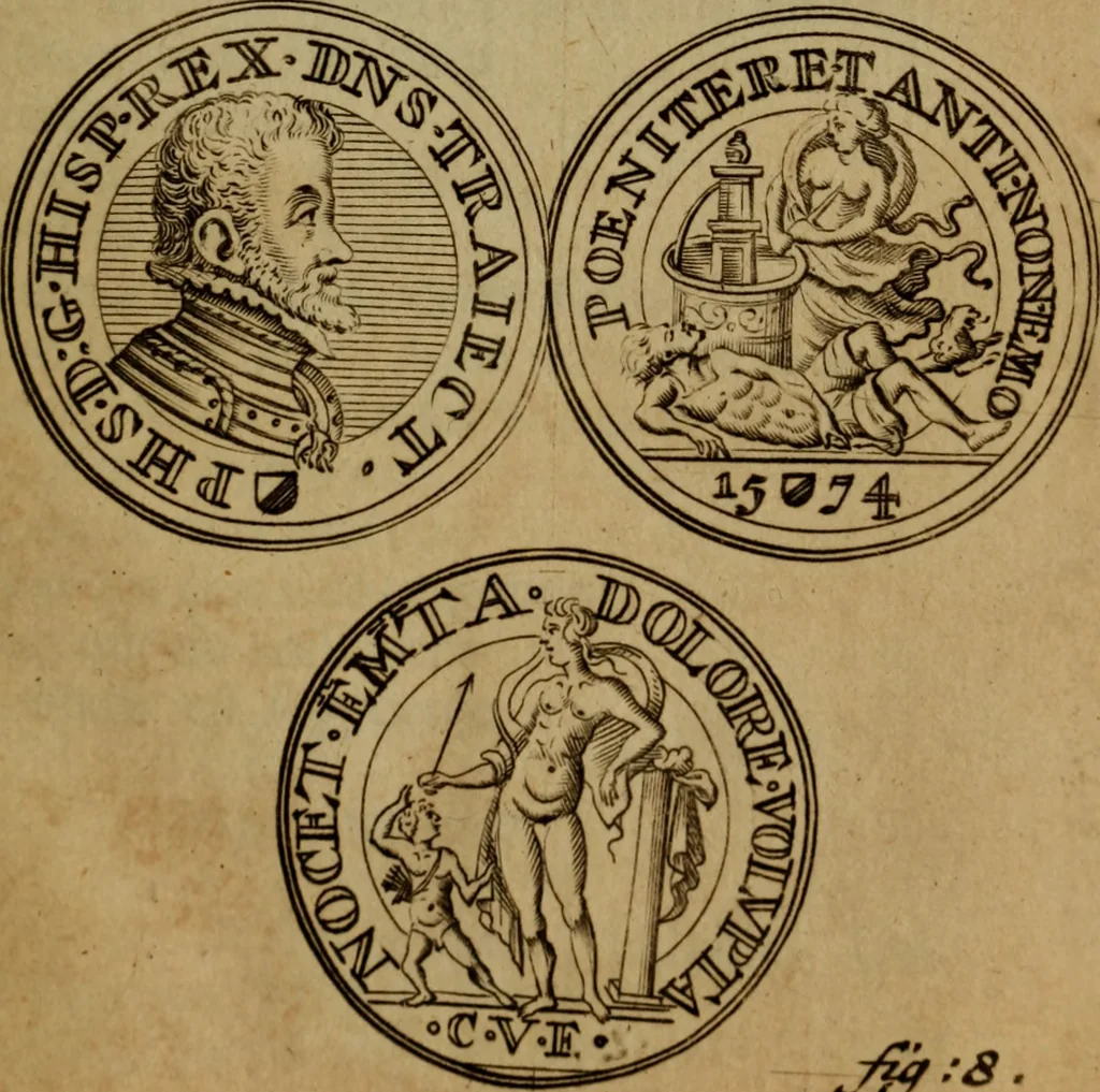 An illustration from Histoire metallique de la republique de Hollande., 1688, leaf 76