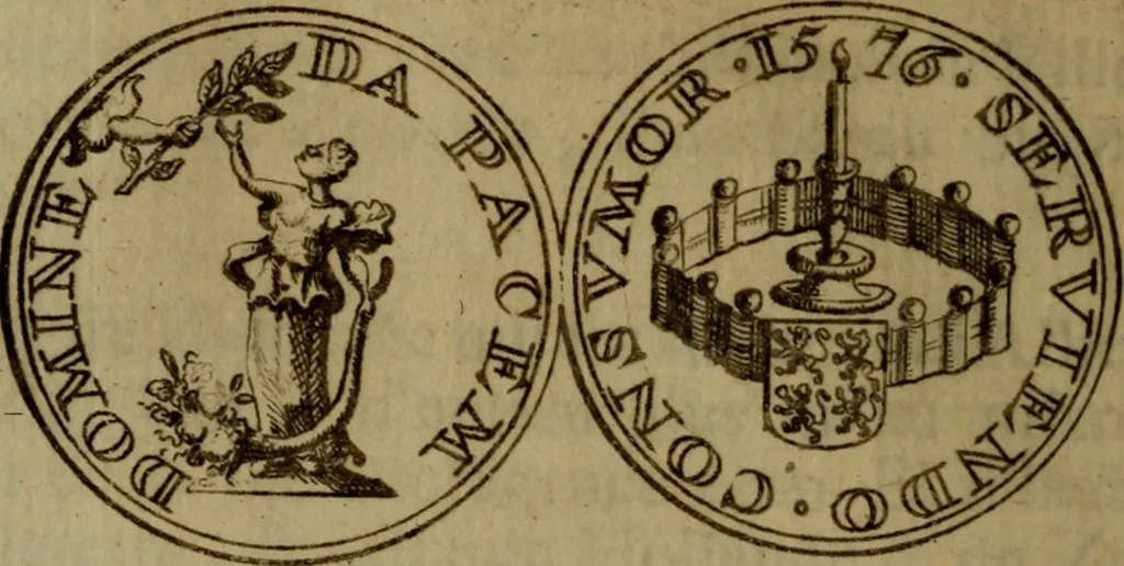 An illustration from Histoire metallique de la republique de Hollande., 1688, leaf 89