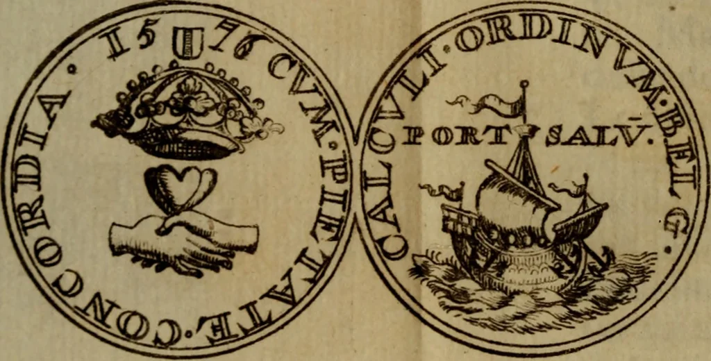An illustration from Histoire metallique de la republique de Hollande., 1688, leaf 89