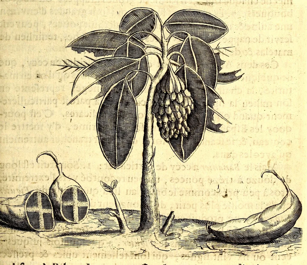 An illustration from Histoire naturelle et morale des iles Antilles de l'Amerique. Enrichie d'un grand nombre de belles figures en taille douce, des places & des raretez les plus considerables, qui y sont décrites. Avec un vocabulaire caraïbe, 1665, leaf 151