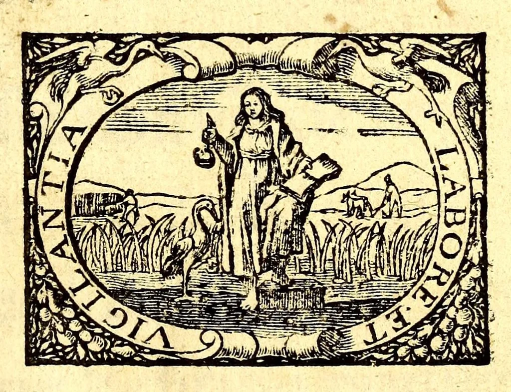 An illustration from Histoire naturelle et morale des iles Antilles de l'Amerique. Enrichie d'un grand nombre de belles figures en taille douce, des places & des raretez les plus considerables, qui y sont décrites. Avec un vocabulaire caraïbe, 1665, leaf 7