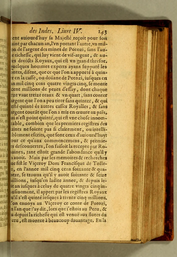 An illustration from Histoire naturelle et morale des Indes, tant Orientales, qu'Occidentales. : où il est traicté des choses remarquables du ciel, des elemens ... qui sont propres de ce pays, : ensemble des murs, ceremonies ... des mesmes Indiens., 1617, leaf 477
