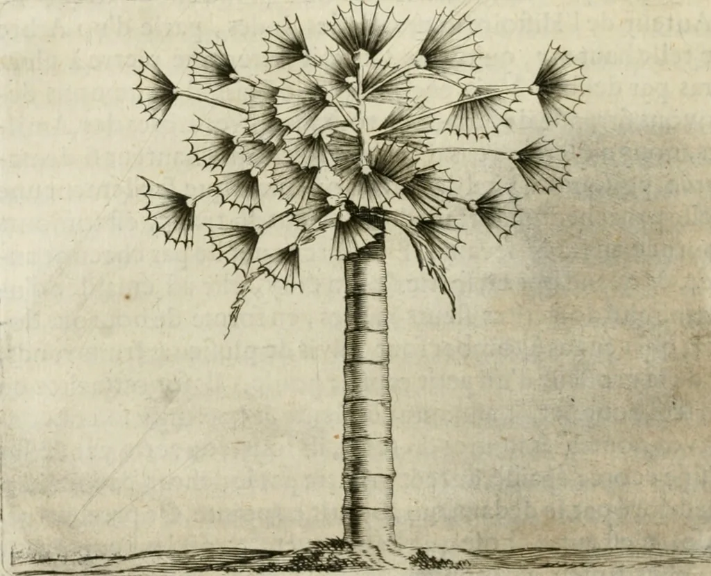 An illustration from Histoire naturelle et morale des iles Antilles de l'Amerique : enrichie de plusieurs belles figures des raretez les plus considerables qui y sont d'écrites : avec un vocabulaire caraibe, 1658, leaf 87
