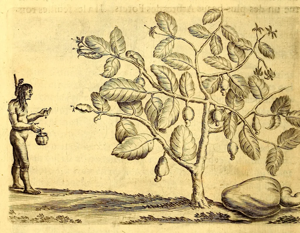 An illustration from Histoire naturelle et morale des iles Antilles de l'Amerique, : enrichie d'un grand nombre de belles figures en taille douce, qui representent au naturel les places, & les raretez les plus considerables qui y sont décrites. : Avec un vocabulaire caraïbe, 1681, leaf 114