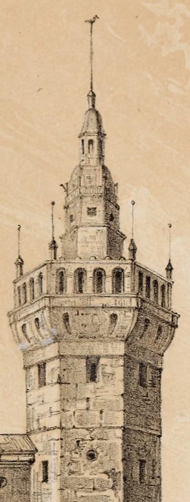 An illustration from Histoire pittoresque de l'architecture en Russie, suivie d'un aperçu sur le climat, les moeurs et le développement de la civilisation dans ce pays, 1864, leaf 173