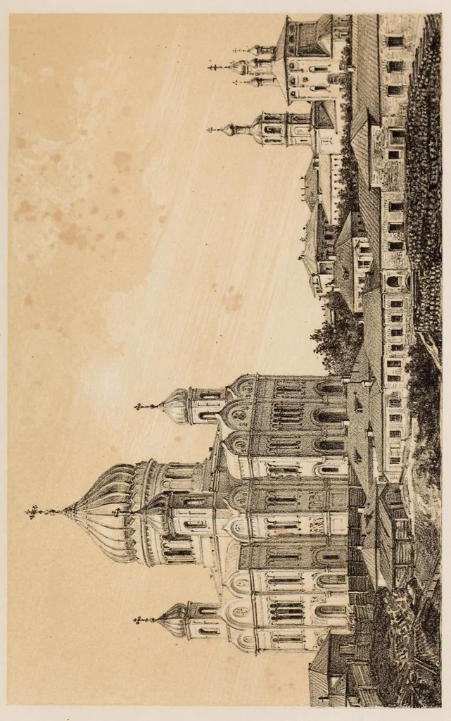 An illustration from Histoire pittoresque de l'architecture en Russie, suivie d'un aperçu sur le climat, les moeurs et le développement de la civilisation dans ce pays, 1864, leaf 231