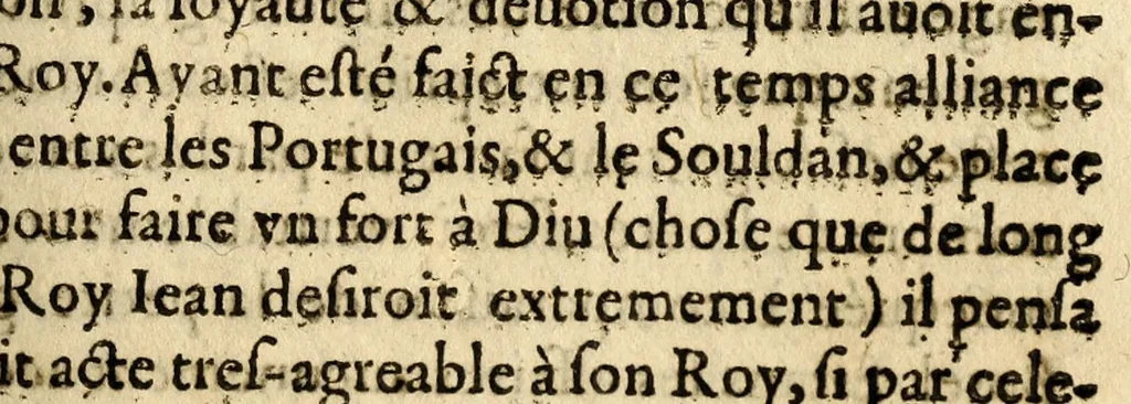 An illustration from Histoires des Indes,, 1604, leaf 623