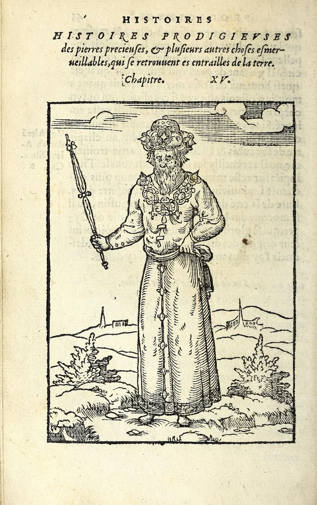 An illustration from Histoires prodigieuses extraictes de plusieurs fameux autheurs, grecz & latins, sacrez & prophanes, 1561, leaf 118