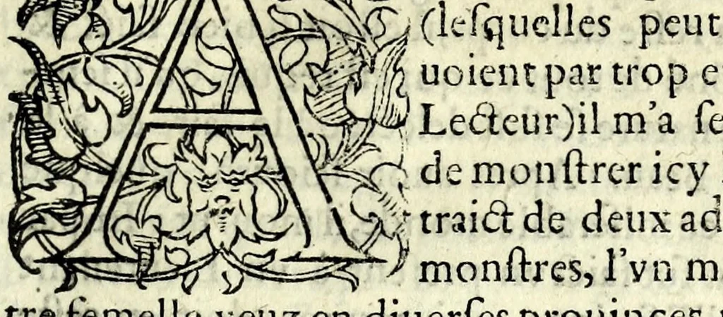 An illustration from Histoires prodigieuses extraictes de plusieurs fameux autheurs, grecz & latins, sacrez & prophanes, 1561, leaf 285