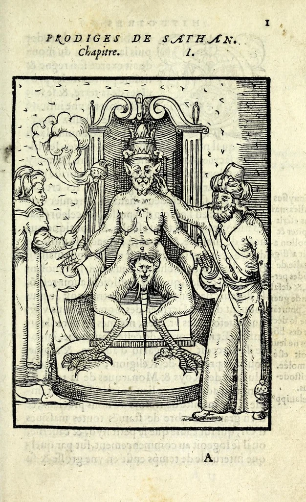 An illustration from Histoires prodigieuses extraictes de plusieurs fameux autheurs, grecz & latins, sacrez & prophanes, 1561, leaf 29
