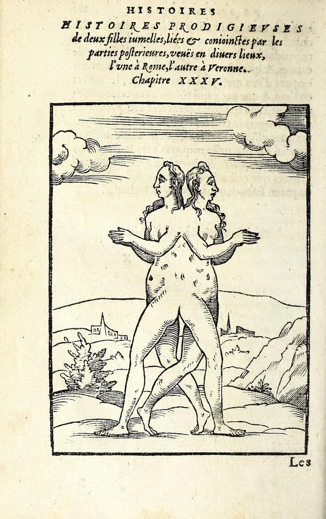 An illustration from Histoires prodigieuses extraictes de plusieurs fameux autheurs, grecz & latins, sacrez & prophanes, 1561, leaf 350