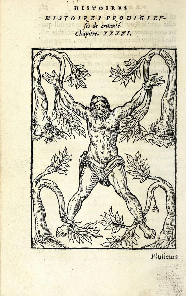 An illustration from Histoires prodigieuses extraictes de plusieurs fameux autheurs, grecz & latins, sacrez & prophanes, 1561, leaf 354