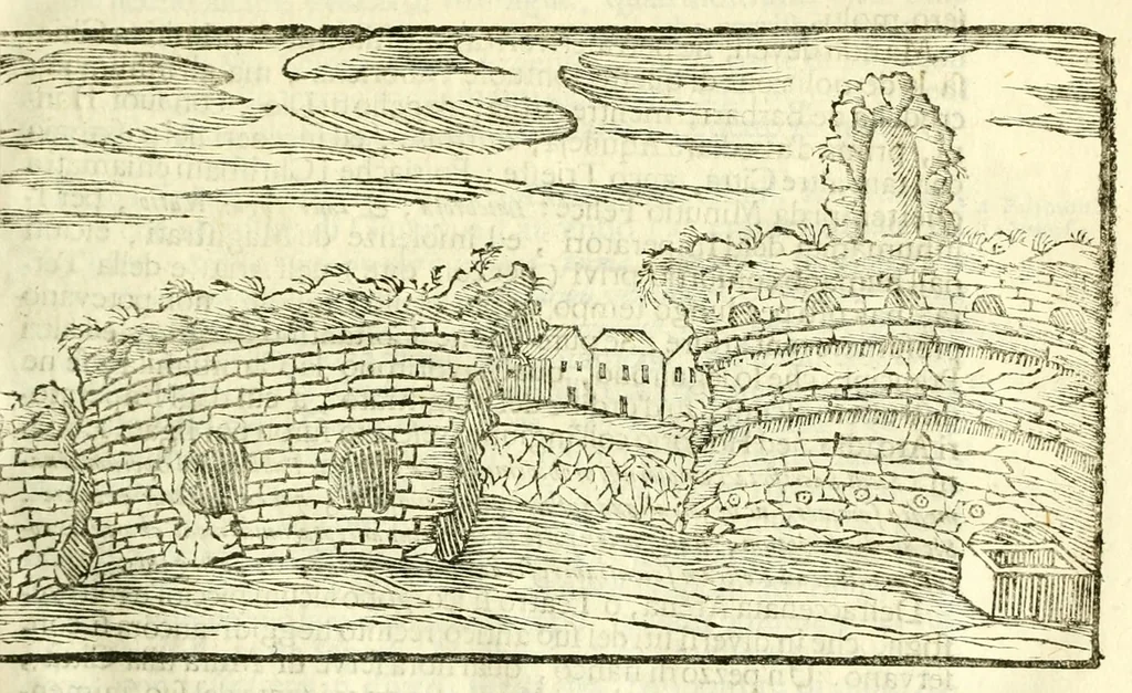 An illustration from Historia antica, e moderna: sacra, e profana, della città di Trieste ... : con la notitia di molt'arcani d'antichità ... e gesti d'huomini illustri ... sin'à ... 1698, 1698, leaf 273