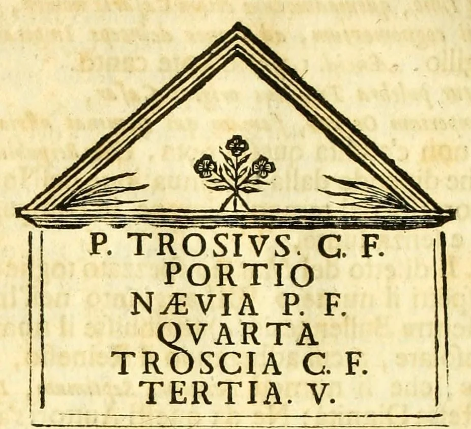 An illustration from Historia antica, e moderna: sacra, e profana, della città di Trieste ... : con la notitia di molt'arcani d'antichità ... e gesti d'huomini illustri ... sin'à ... 1698, 1698, leaf 360