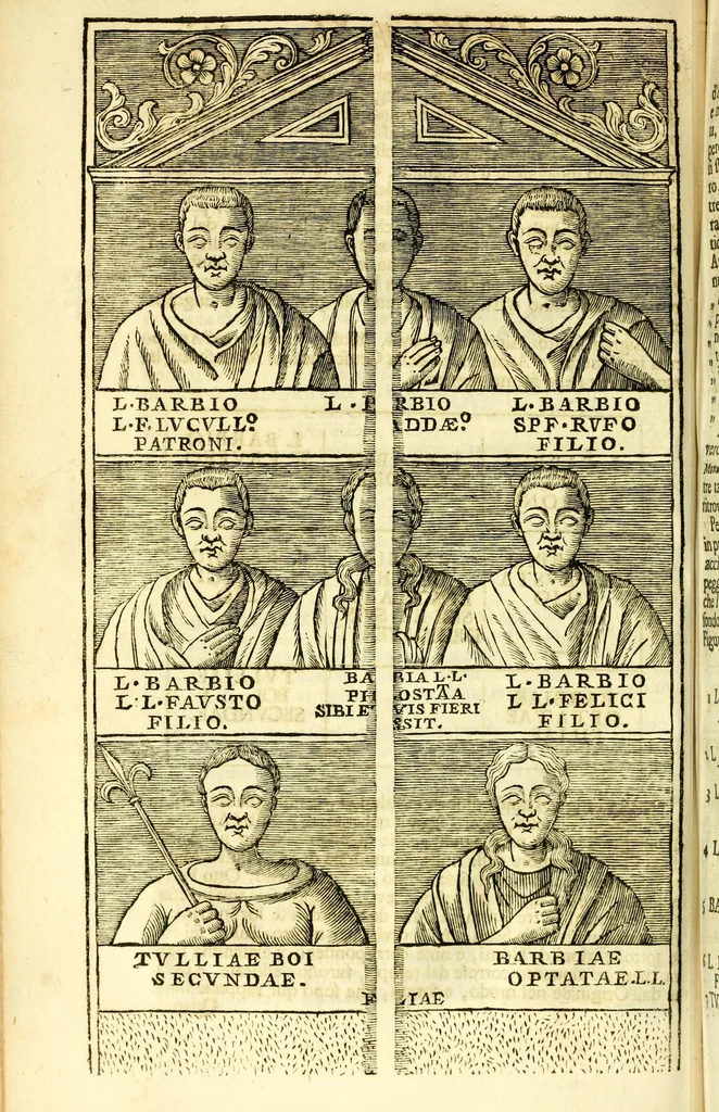 An illustration from Historia antica, e moderna: sacra, e profana, della città di Trieste ... : con la notitia di molt'arcani d'antichità ... e gesti d'huomini illustri ... sin'à ... 1698, 1698, leaf 372