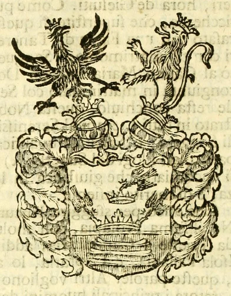 An illustration from Historia antica, e moderna: sacra, e profana, della città di Trieste ... : con la notitia di molt'arcani d'antichità ... e gesti d'huomini illustri ... sin'à ... 1698, 1698, leaf 708