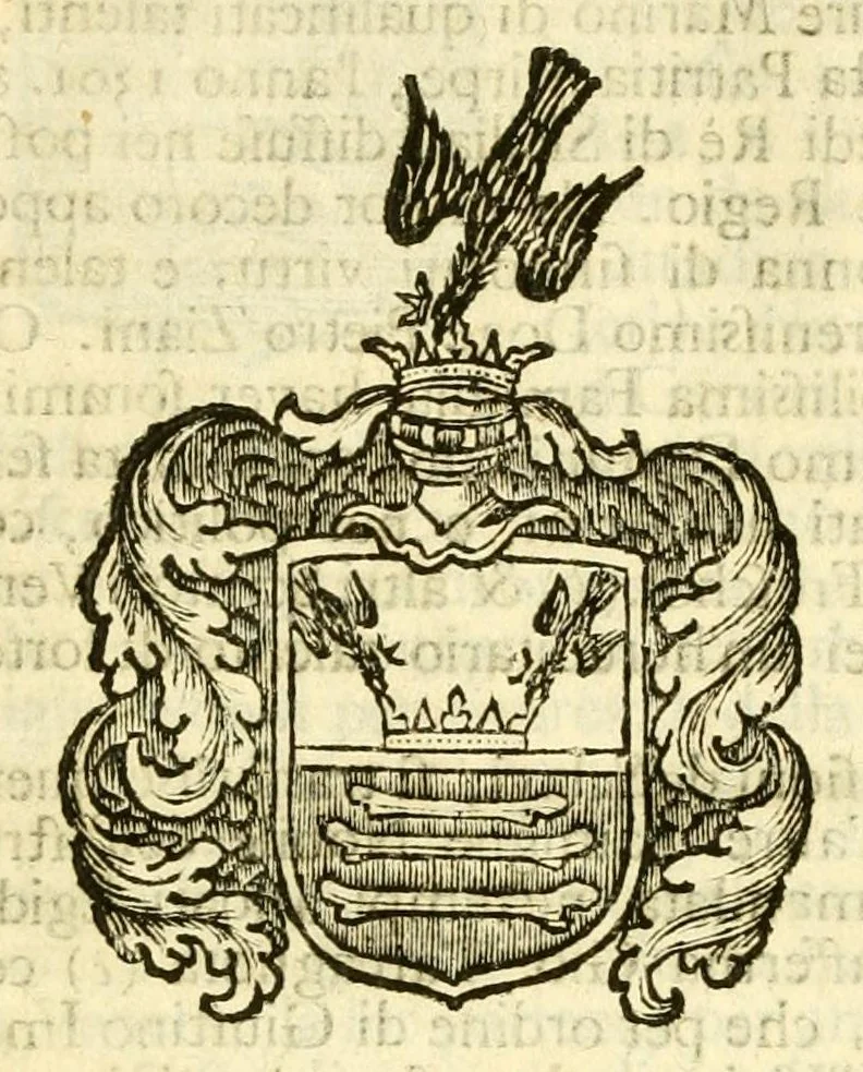 An illustration from Historia antica, e moderna: sacra, e profana, della città di Trieste ... : con la notitia di molt'arcani d'antichità ... e gesti d'huomini illustri ... sin'à ... 1698, 1698, leaf 708