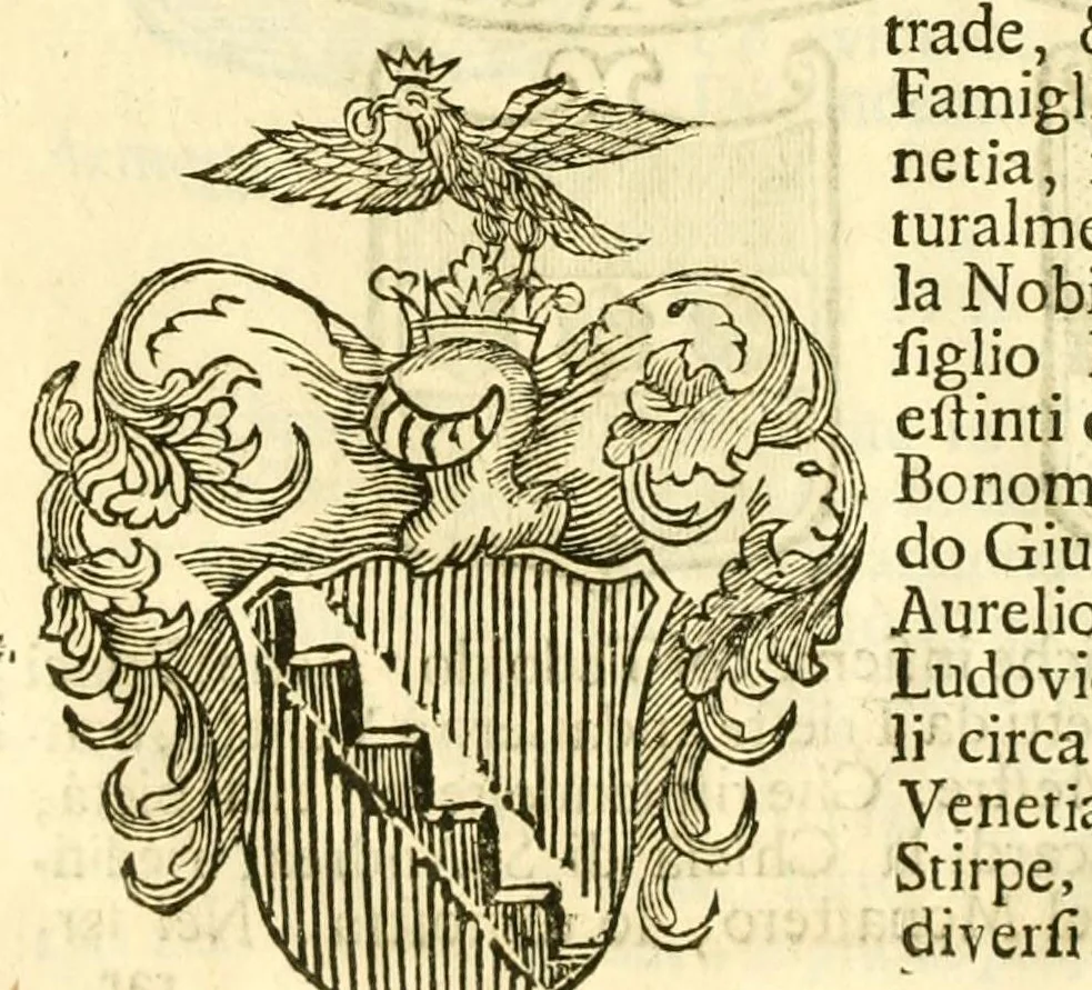 An illustration from Historia antica, e moderna: sacra, e profana, della città di Trieste ... : con la notitia di molt'arcani d'antichità ... e gesti d'huomini illustri ... sin'à ... 1698, 1698, leaf 712