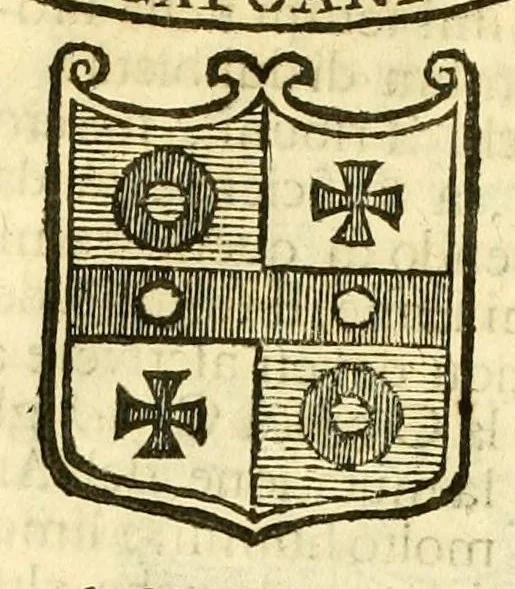 An illustration from Historia antica, e moderna: sacra, e profana, della città di Trieste ... : con la notitia di molt'arcani d'antichità ... e gesti d'huomini illustri ... sin'à ... 1698, 1698, leaf 714