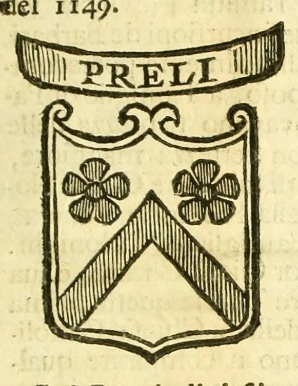 An illustration from Historia antica, e moderna: sacra, e profana, della città di Trieste ... : con la notitia di molt'arcani d'antichità ... e gesti d'huomini illustri ... sin'à ... 1698, 1698, leaf 721