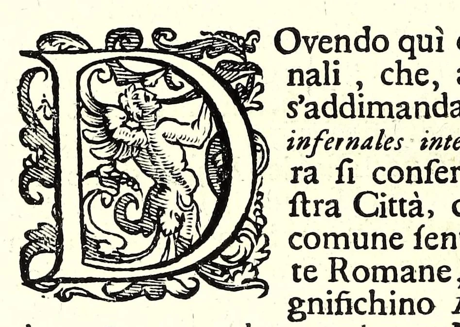 An illustration from Historia antica e moderna, sacra e profana, della città di Trieste, celebre colonia de'cittadini Romani : con la notitia di molt'arcani d'antichità, prerogative di nobiltà, e gesti d'huomini illustri, privilegi della città, e famiglie d'essa, varietà d'eruditioni, inscrittioni, sassi, mausolei, M.S. successi, mutationi de riti, e dominj, fin'à quest'anno 1698, 1698, leaf 228