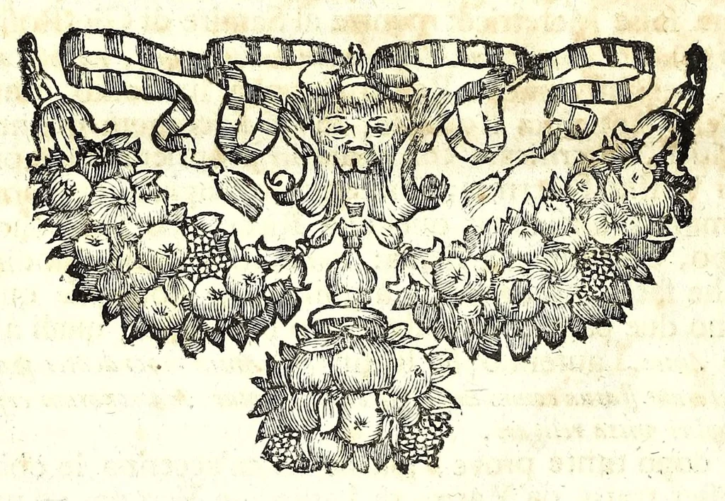 An illustration from Historia antica e moderna, sacra e profana, della città di Trieste, celebre colonia de'cittadini Romani : con la notitia di molt'arcani d'antichità, prerogative di nobiltà, e gesti d'huomini illustri, privilegi della città, e famiglie d'essa, varietà d'eruditioni, inscrittioni, sassi, mausolei, M.S. successi, mutationi de riti, e dominj, fin'à quest'anno 1698, 1698, leaf 400