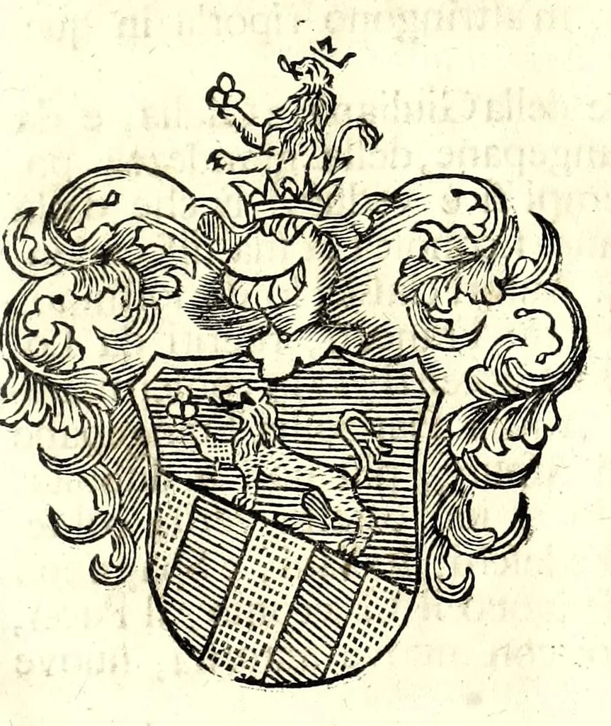 An illustration from Historia antica e moderna, sacra e profana, della città di Trieste, celebre colonia de'cittadini Romani : con la notitia di molt'arcani d'antichità, prerogative di nobiltà, e gesti d'huomini illustri, privilegi della città, e famiglie d'essa, varietà d'eruditioni, inscrittioni, sassi, mausolei, M.S. successi, mutationi de riti, e dominj, fin'à quest'anno 1698, 1698, leaf 691