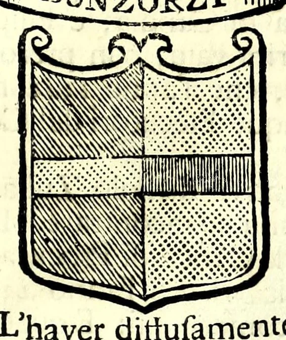 An illustration from Historia antica e moderna, sacra e profana, della città di Trieste, celebre colonia de'cittadini Romani : con la notitia di molt'arcani d'antichità, prerogative di nobiltà, e gesti d'huomini illustri, privilegi della città, e famiglie d'essa, varietà d'eruditioni, inscrittioni, sassi, mausolei, M.S. successi, mutationi de riti, e dominj, fin'à quest'anno 1698, 1698, leaf 719