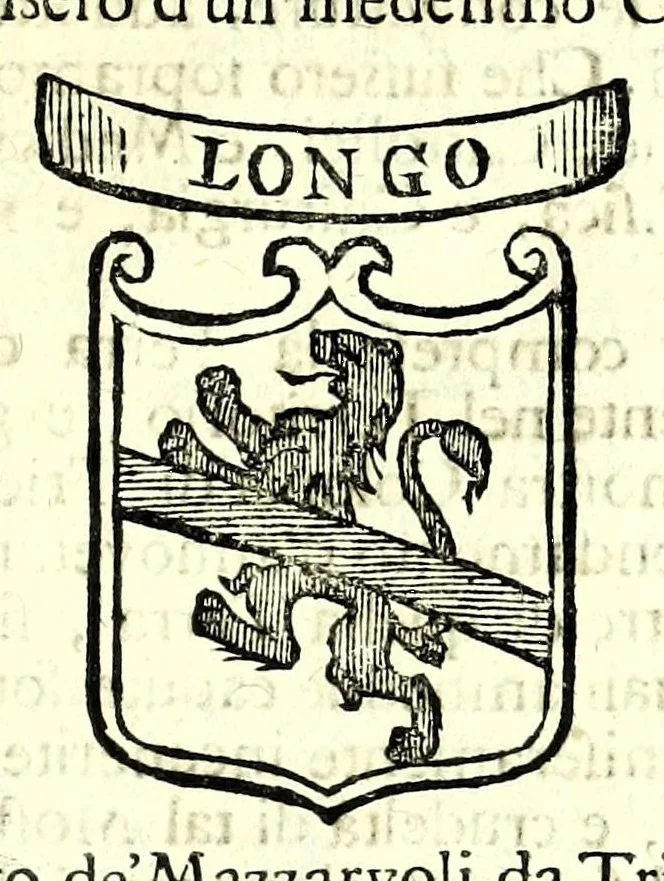 An illustration from Historia antica e moderna, sacra e profana, della città di Trieste, celebre colonia de'cittadini Romani : con la notitia di molt'arcani d'antichità, prerogative di nobiltà, e gesti d'huomini illustri, privilegi della città, e famiglie d'essa, varietà d'eruditioni, inscrittioni, sassi, mausolei, M.S. successi, mutationi de riti, e dominj, fin'à quest'anno 1698, 1698, leaf 721