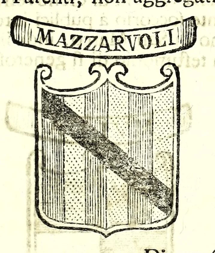 An illustration from Historia antica e moderna, sacra e profana, della città di Trieste, celebre colonia de'cittadini Romani : con la notitia di molt'arcani d'antichità, prerogative di nobiltà, e gesti d'huomini illustri, privilegi della città, e famiglie d'essa, varietà d'eruditioni, inscrittioni, sassi, mausolei, M.S. successi, mutationi de riti, e dominj, fin'à quest'anno 1698, 1698, leaf 721