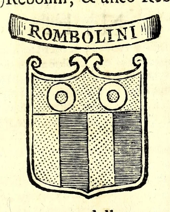 An illustration from Historia antica e moderna, sacra e profana, della città di Trieste, celebre colonia de'cittadini Romani : con la notitia di molt'arcani d'antichità, prerogative di nobiltà, e gesti d'huomini illustri, privilegi della città, e famiglie d'essa, varietà d'eruditioni, inscrittioni, sassi, mausolei, M.S. successi, mutationi de riti, e dominj, fin'à quest'anno 1698, 1698, leaf 723