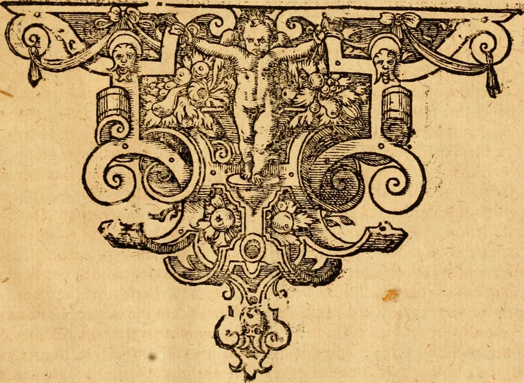 An illustration from Historia B. Platinae de vitis pontificum Romanorum : a D.N. Jesu Christo usque ad Paulum II. venetum papam : longe' quam antea emendatior, doctissimarumq[ue] annotationum Onuphrii Panuinii accessione nunc illustrior reddita : cui, eiusdem Onuphrii accurata atque fideli operâ, reliquorum pontificum vitae, usq[ue] ad Pium V. & Antonii Ciccarellae, usq[ue] ad Clementem VIII. qui hodiè sanctæ Romanae Catholicae ecclesiae præsidet, adiunctæ sunt : accesserunt nunc demum omnium pontificum verae effigies : omnia summo studio emendata & correcta, 1600, leaf 616