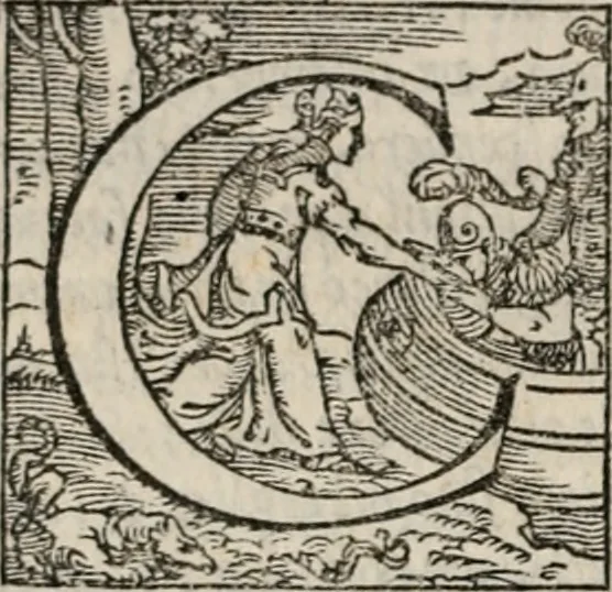 An illustration from Historia degli imperatori Greci descritta da Niceta Acominato da Chone ... in XIX. libri ; li quali seguono, lascia il Zonara, dal M.CXVII. fino al M.CCIII. nel qual tempo si uede la declinatione del Imperio : questi sono aggiunti Gli annali degli Imperatori di Constantinopoli, con l' Historia delle parti dell' Oriente scritta da Haithone ... tradotti in lingua Italiana da M. Ioseppe Horologgi, 1562, leaf 85
