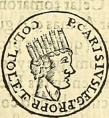 An illustration from Historia de la imperial, nobilissima, inclita, y esclarecida ciudad de Toledo, 1654, leaf 202