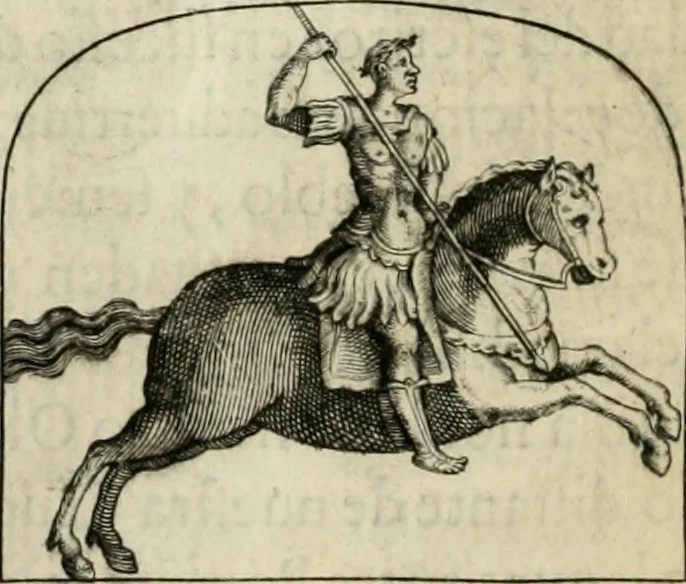 An illustration from Historia de la insigne ciudad de Segovia y conpendio de las historias de Castilla, 1637, leaf 45