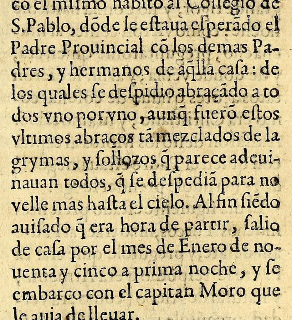 An illustration from Historia de las missiones que han hecho los religiosos de la Compañia de Iesus, para predicar el Sancto Euangelio en la India oriental, y en los reynos de la China y Iapon., 1601, leaf 253